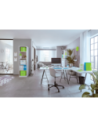 LZ11060054-5,Biblioraft plastifiat 8.2 cm 180grade verde active wow Leitz - Set 5
