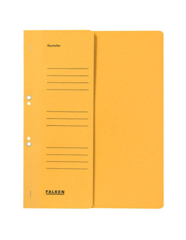 FA80003825F-50,Dosar carton capse 1/2 galben falken/Exacompta - Set 50