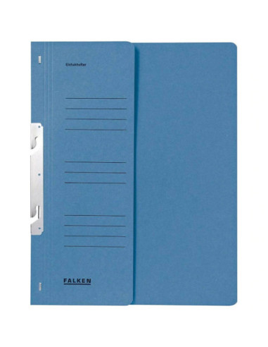 FA80003999F-50,Dosar carton incopciat 1/2 albastru falken/Exacompta - Set 50
