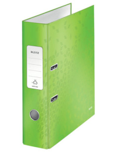 LZ10050054-10,Biblioraft plastifiat 8cm 180grade verde wow Leitz - Set 10