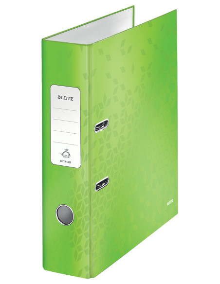 LZ10050054-10,Biblioraft plastifiat 8cm 180grade verde wow Leitz - Set 10
