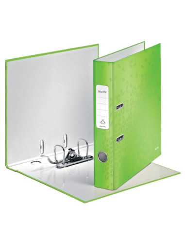 LZ10060054-10,Biblioraft plastifiat 5.2 cm 180grade verde wow Leitz - Set 10
