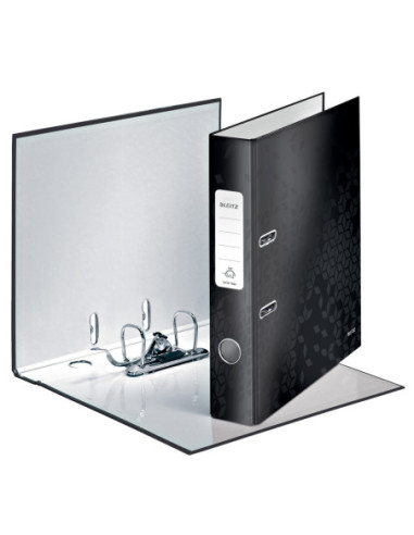 LZ10060095-10,Biblioraft plastifiat 5.2 cm 180grade negru wow Leitz - Set 10