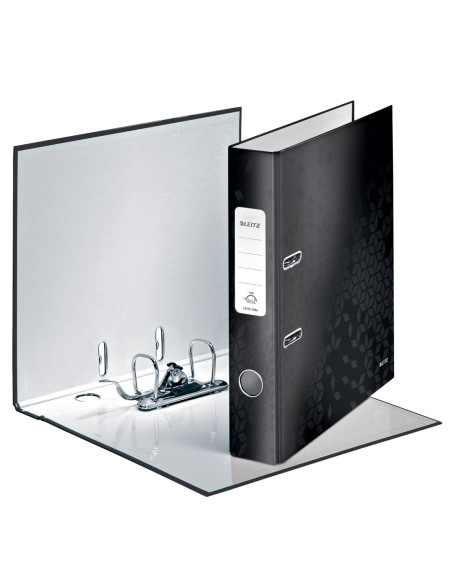 LZ10060095-10,Biblioraft plastifiat 5.2 cm 180grade negru wow Leitz - Set 10