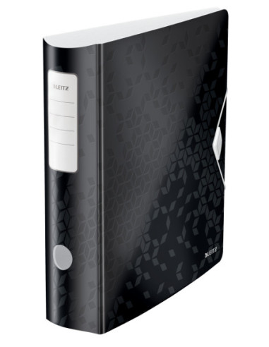 LZ11060095-5,Biblioraft plastifiat 8.2 cm 180grade negru active wow Leitz - Set 5