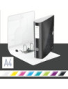 LZ11060095-5,Biblioraft plastifiat 8.2 cm 180grade negru active wow Leitz - Set 5