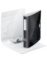 LZ11070095-5,Biblioraft plastifiat 5cm 180grade negru active wow Leitz - Set 5