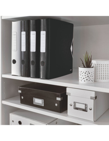LZ11070095-5,Biblioraft plastifiat 5cm 180grade negru active wow Leitz - Set 5