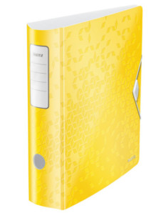 LZ11060016-5,Biblioraft plastifiat 8.2 cm 180grade galben active wow Leitz - Set 5