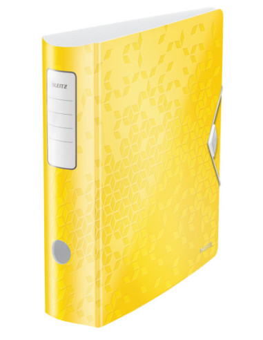 LZ11060016-5,Biblioraft plastifiat 8.2 cm 180grade galben active wow Leitz - Set 5