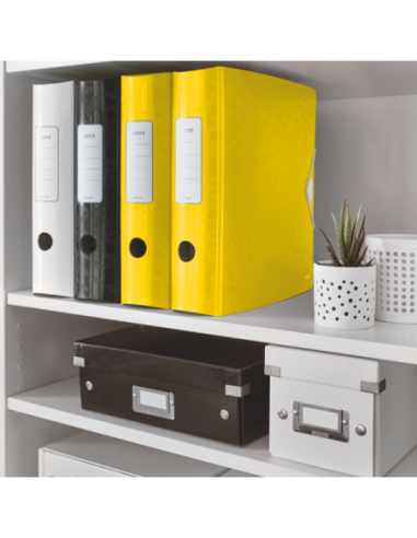 LZ11060016-5,Biblioraft plastifiat 8.2 cm 180grade galben active wow Leitz - Set 5