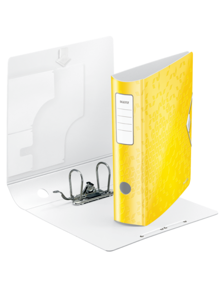 LZ11060016-5,Biblioraft plastifiat 8.2 cm 180grade galben active wow Leitz - Set 5