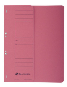 FA80003817F-50,Dosar carton capse 1/2 rosu falken/Exacompta - Set 50