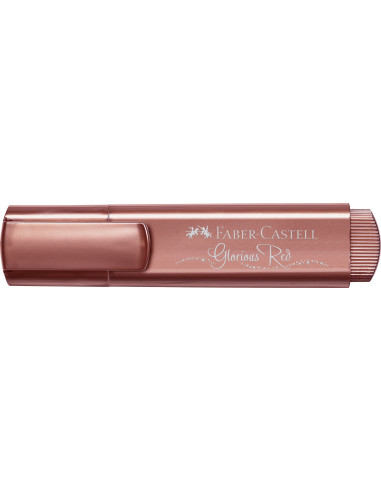 FC154673-10,Textmarker rosu metalizat 1546 Faber-castell - Set 10