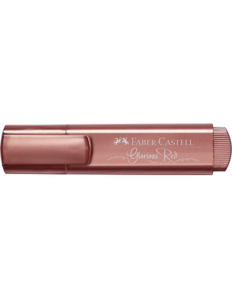FC154673-10,Textmarker rosu metalizat 1546 Faber-castell - Set 10