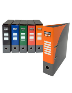 BI-80WUPLP,Biblioraft working up portocaliu cu cutie 8 cm pigna 2