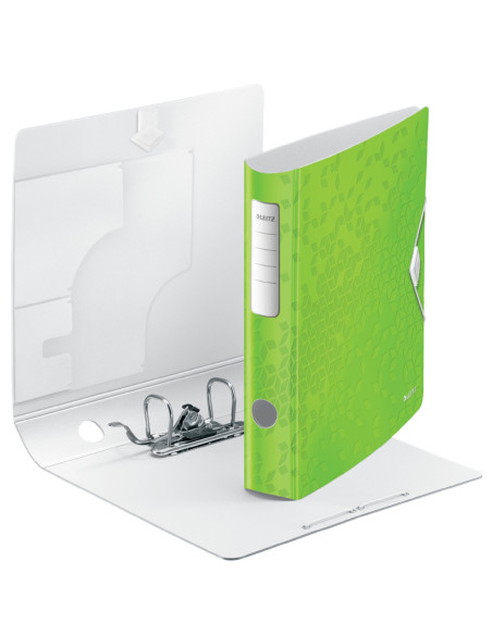 LZ11070054-5,Biblioraft plastifiat 5cm 180grade verde active wow Leitz - Set 5