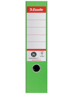 ES627567-10,Biblioraft carton reciclat 7.5cm verde nr1 power fsc Esselte - Set 10 2
