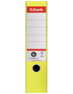 ES627566-10,Biblioraft carton reciclat 7.5cm galben nr1 power fsc Esselte - Set 10 2