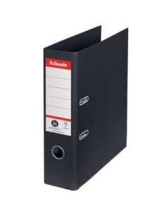 ES627569-10,Biblioraft carton reciclat 7.5cm negru nr1 power fsc Esselte - Set 10