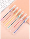 DLEA125,Set 6 buc pix cu gel pastel Deli