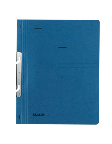 FA80000839F-50,Dosar carton incopciat 1/1 albastru falken/Exacompta - Set 50