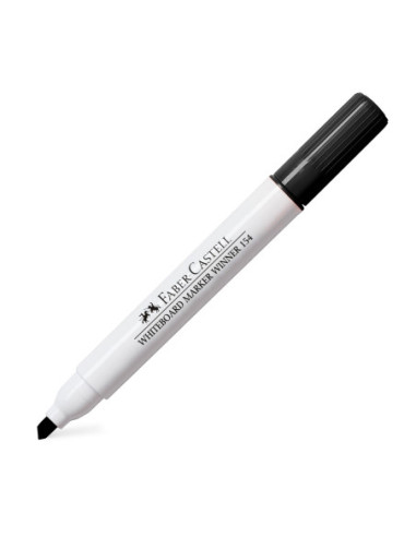 FC355499-12,Marker whiteboard varf tesit negru winner 152 Faber-castell - Set 12