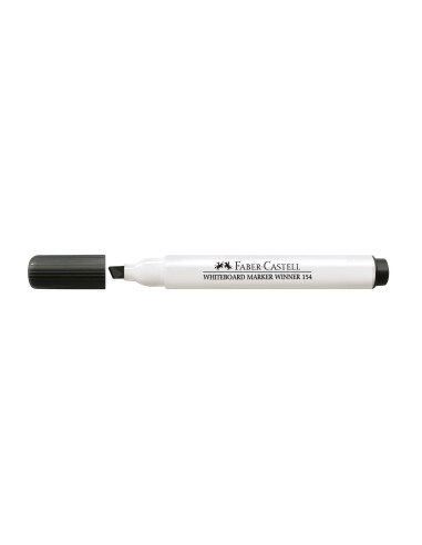 FC355499-12,Marker whiteboard varf tesit negru winner 152 Faber-castell - Set 12