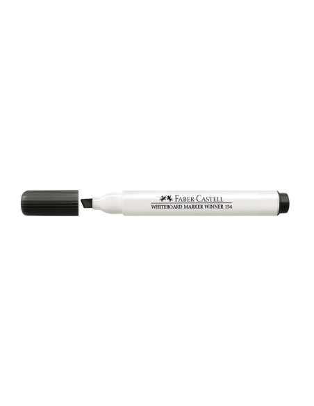 FC355499-12,Marker whiteboard varf tesit negru winner 152 Faber-castell - Set 12