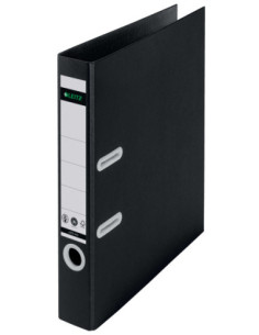 LZ10190095-5,Biblioraft plastifiat 5cm 180grade negru recycle fsc Leitz - Set 5