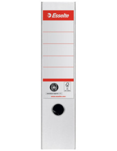 ES627570-10,Biblioraft carton reciclat 7.5cm alb nr1 power fsc Esselte - Set 10 2