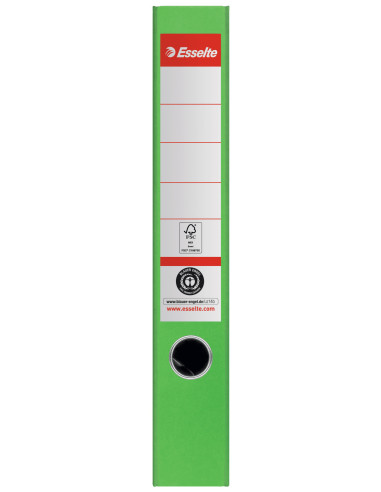 ES627574-10,Biblioraft carton reciclat 5cm verde nr1 power fsc Esselte - Set 10