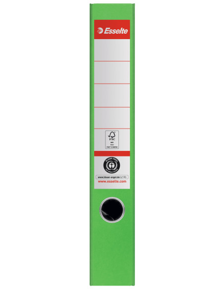 ES627574-10,Biblioraft carton reciclat 5cm verde nr1 power fsc Esselte - Set 10