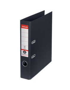 ES627576-10,Biblioraft carton reciclat 5cm negru nr1 power fsc Esselte - Set 10