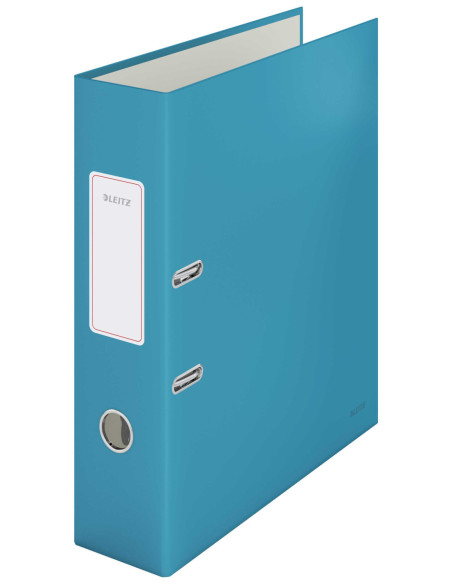 LZ10610061-5,Biblioraft plastifiat 8cm 180grade albastru celest cosy Leitz - Set 5