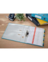 LZ10610061-5,Biblioraft plastifiat 8cm 180grade albastru celest cosy Leitz - Set 5