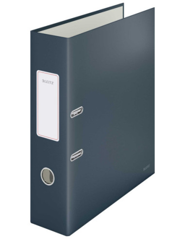 LZ10610089-5,Biblioraft plastifiat 8cm 180grade gri antracit cosy Leitz - Set 5