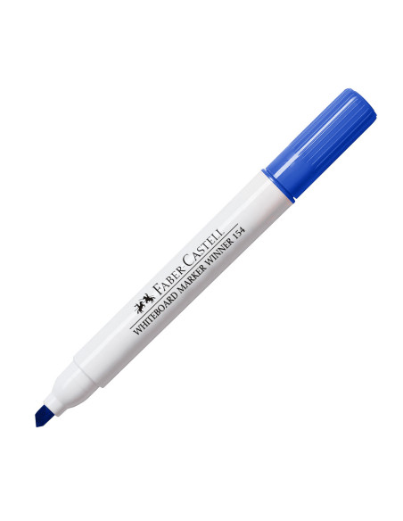 FC355451-12,Marker whiteboard varf tesit albastru winner 152 Faber-castell - Set 12