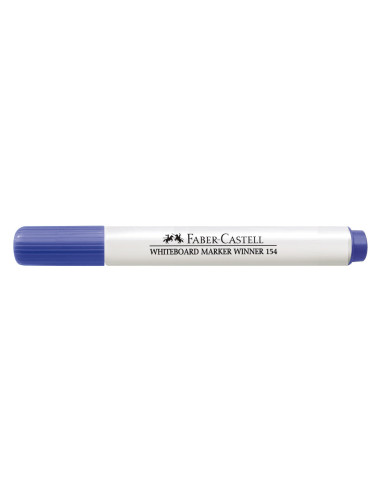 FC355451-12,Marker whiteboard varf tesit albastru winner 152 Faber-castell - Set 12