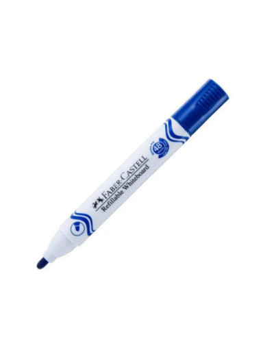 FC254051-12,Marker whiteboard albastru w20 Faber-castell - Set 12