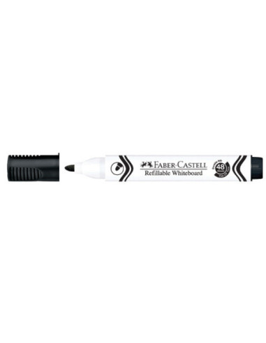 FC254099-12,Marker whiteboard negru w20 Faber-castell - Set 12
