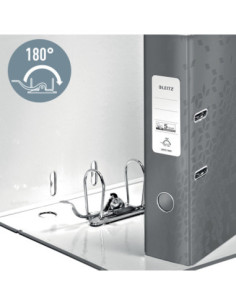 LZ10050026-10,Biblioraft plastifiat 8 cm 180 grade rosu wow Leitz - Set 10 2