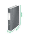 LZ10060026-10,Biblioraft plastifiat 5.2 cm 180 grade rosu wow Leitz - Set 10
