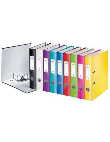LZ10060026-10,Biblioraft plastifiat 5.2 cm 180 grade rosu wow Leitz - Set 10