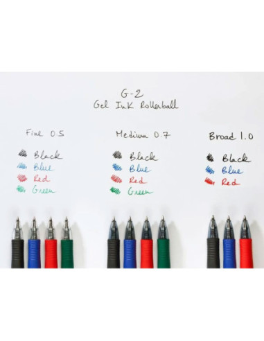 PBLG27BB-12,Pix cu gel cu mecanism 0.7mm g2 albastru inchis Pilot - Set 12