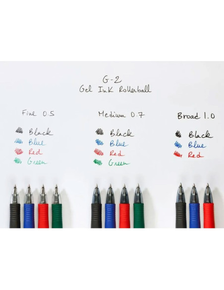 PBLG27BB-12,Pix cu gel cu mecanism 0.7mm g2 albastru inchis Pilot - Set 12