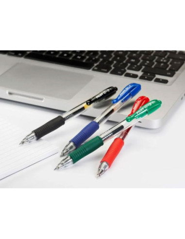 PBLG27BB-12,Pix cu gel cu mecanism 0.7mm g2 albastru inchis Pilot - Set 12
