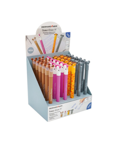 EF560109,Display 36 rollere 0.7 mm albastru erasable editia 2025 Eberhard faber