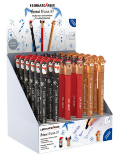 EF560119,Display 36 rollere 0.7 mm albastru erasable winter edition 2025 Eberhard faber