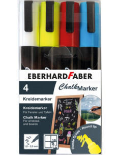 EF558304,Marker creta set 4 bucati Eberhard faber